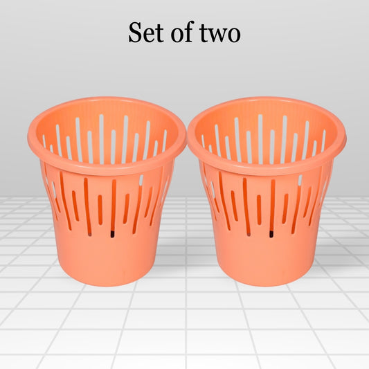 7 Liter Multi Utility Basket Orange Pack Of 2