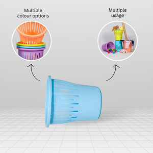 7 Liter Multi Utility Basket Blue Pack Of 3