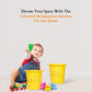 7 Liter Waste Basket Yellow Pack of 1