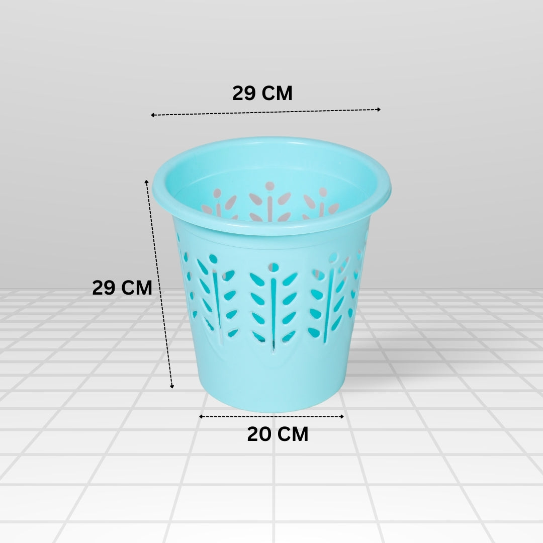 7 Liter Waste Basket Blue Pack of 1