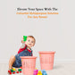 7 Liter Waste Basket Pink Pack of 1
