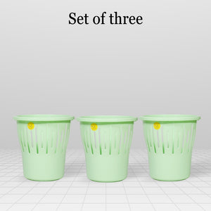 5 Liter Multi Utility Basket Green Pack Of 3