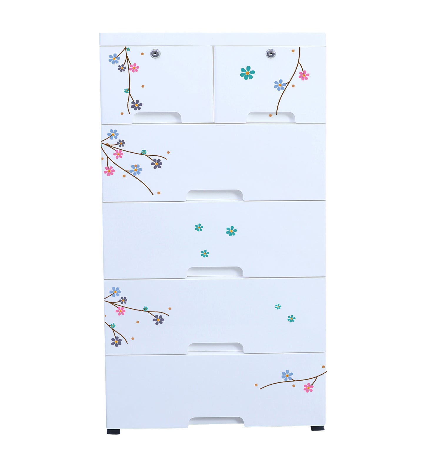 White Chest Of Drawer White