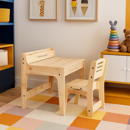 PineWood Table Chair Set (2-10 yrs)