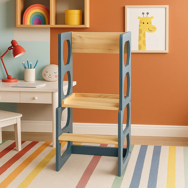 Convertible Kids Table Chair & Step Ladder (3-8 Yrs)