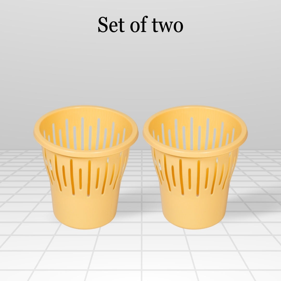 5 Liter Multi Utility Basket Yellow Pack Of 2