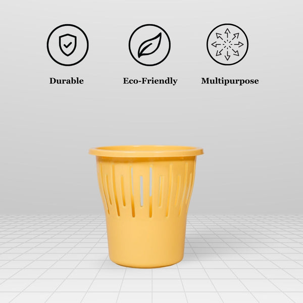 5 Liter Multi Utility Basket Yellow Pack Of 3
