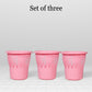 5 Liter Multi Utility Basket Pink Pack Of 3