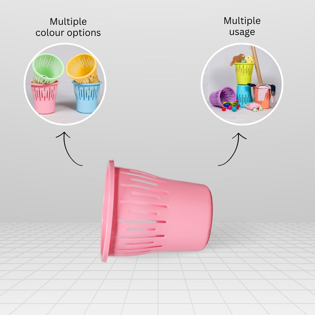 5 Liter Multi Utility Basket Pink Pack Of 2