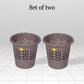5 Liter Multi Utility Basket Black Pack of 2
