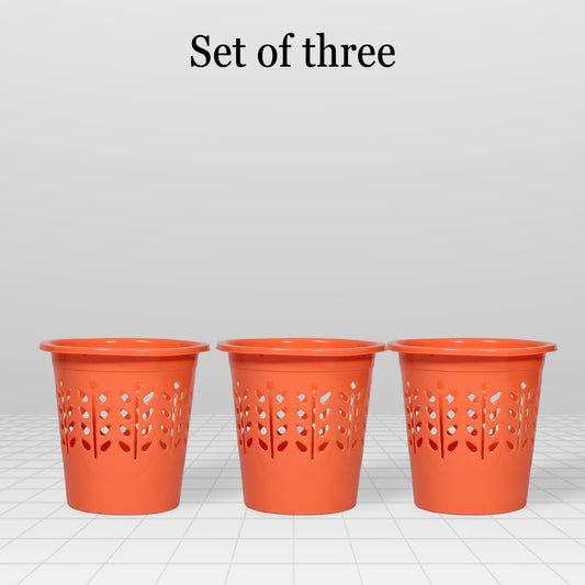 5 Liter Multi Utility Basket Pink Pack of 3