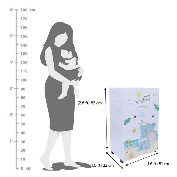 4-Layer Storage Cabinet
