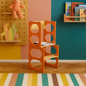 3-in-1 Kids Step Ladder, Table Chair & Blackboard (3–8 Yrs)