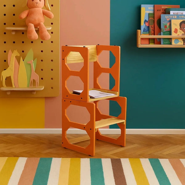 3-in-1 Kids Step Ladder, Table Chair & Blackboard (3–8 Yrs)