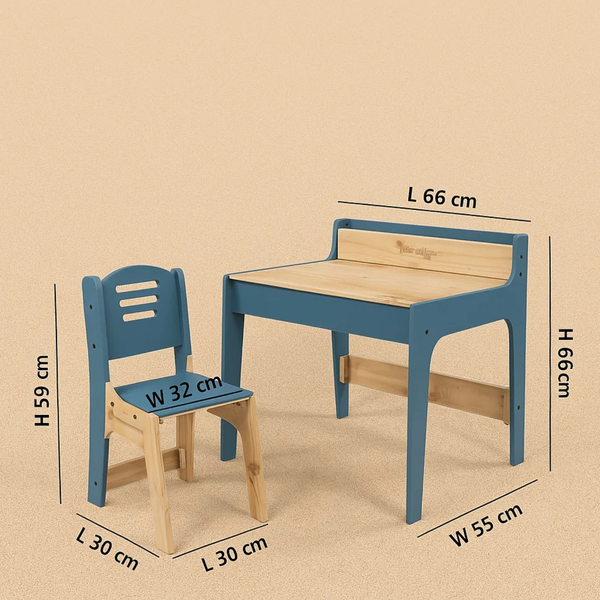 PineWood Table Chair Set (2-10 yrs)
