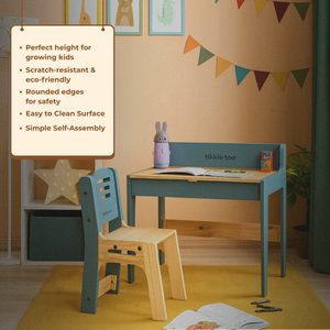 PineWood Table Chair Set (2-10 yrs)