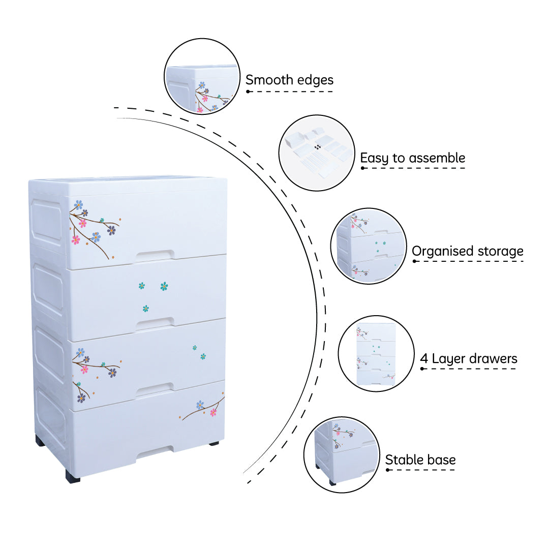 White Chest Of Drawer Small