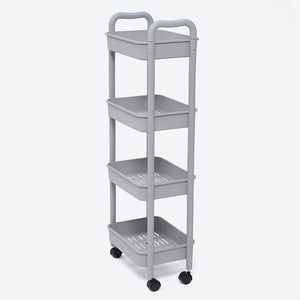 Sleek Storage 4-Layer Trolley