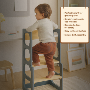 Convertible Kids Table Chair & Step Ladder (3-8 Yrs)