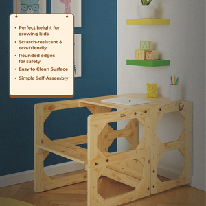 Convertible Kids Table Chair & Step Ladder (3-8 Yrs)