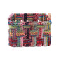Multicolor cotton rope basket 29L x 29W x 17H cm small