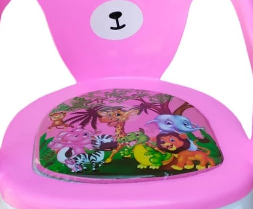 Kids Chair With Cushion Seat Pink