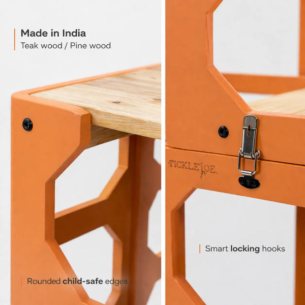 3-in-1 Kids Step Ladder, Table Chair & Blackboard (3–8 Yrs)