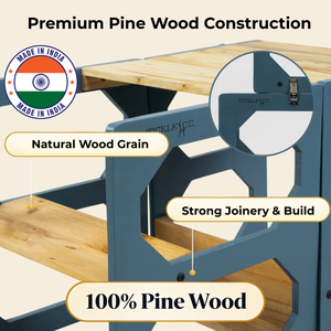 Convertible Kids Table Chair & Step Ladder (3-8 Yrs)