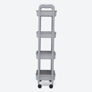 Sleek Storage 4-Layer Trolley
