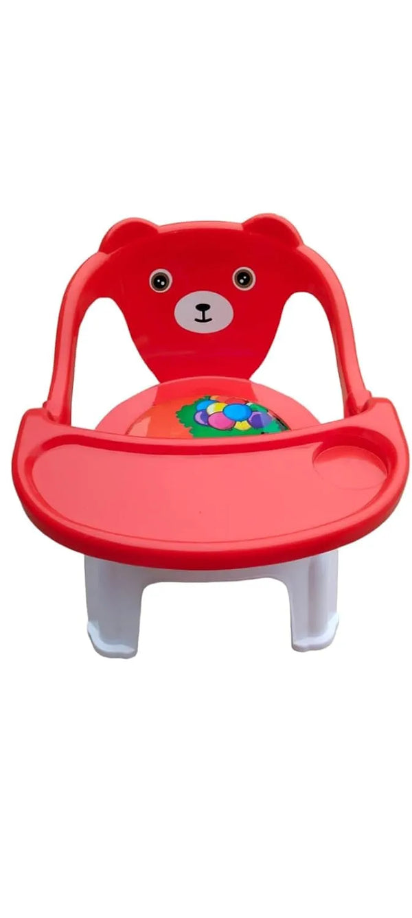 Kids Chair With Cushion Seat Red