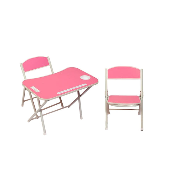 Tiny Tots Foldable Desk & Chairs Set