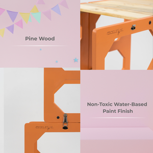 Convertible Kids Table Chair & Step Ladder (3-8 Yrs)