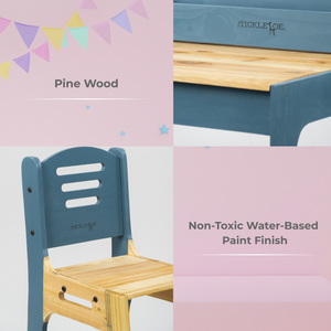 PineWood Table Chair Set (2-10 yrs)