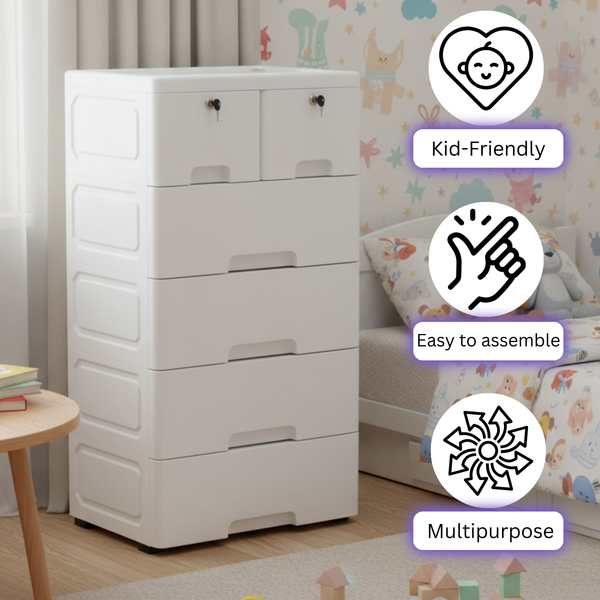 5-Layer Twin Top Cabinet