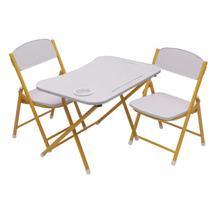 Tiny Tots Foldable Desk & Chairs Set