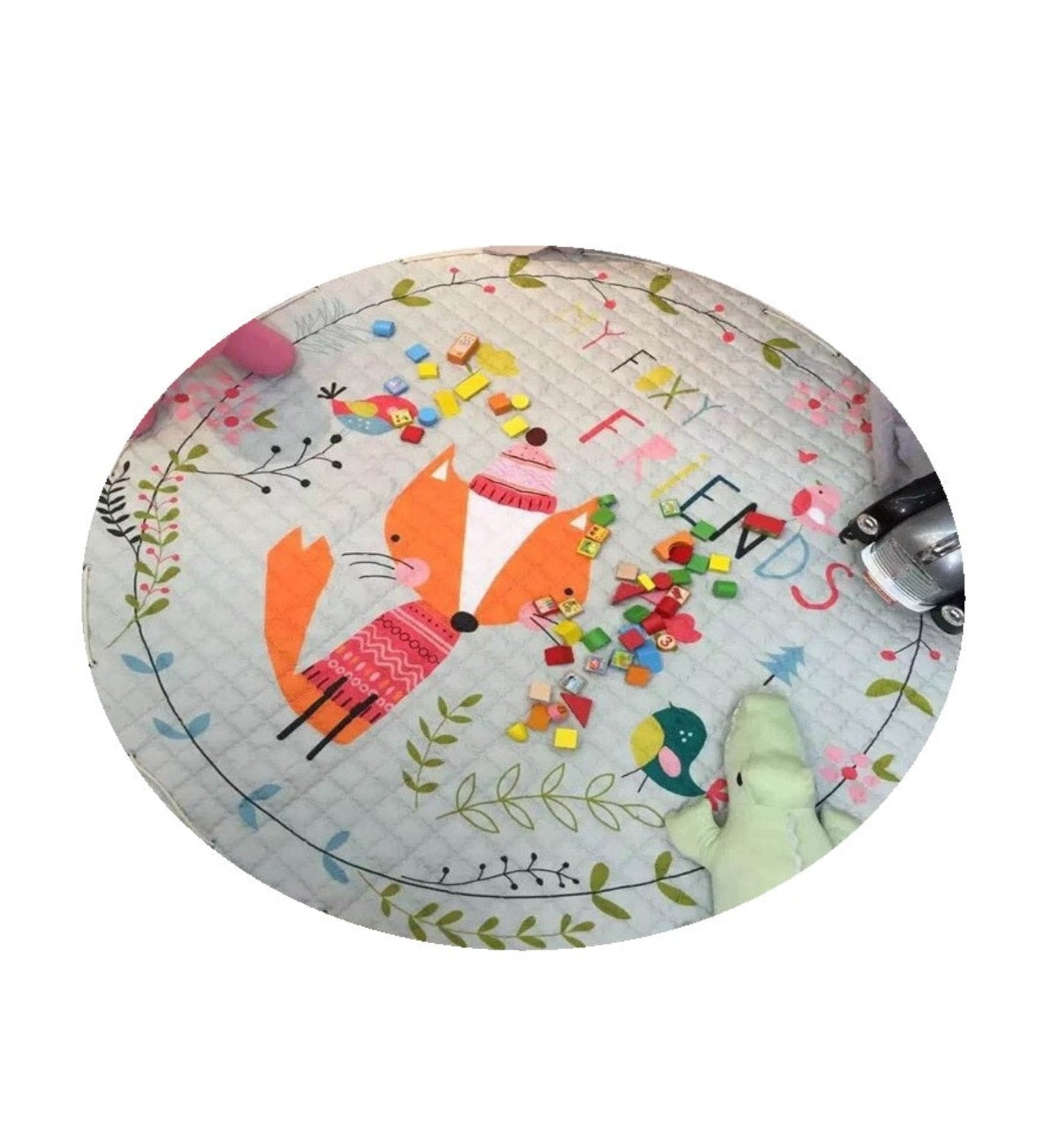 Fox Pattern Play & Go Mat