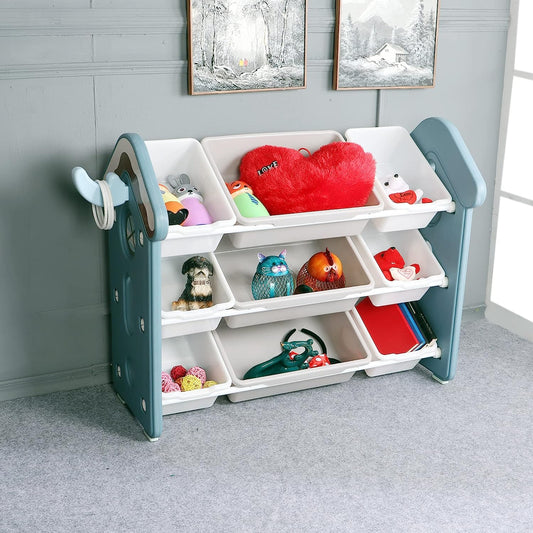 House Toy Organizer Blue