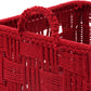 Cotton Rope Basket Red (Small)