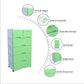 Soft Hued Chest Of Drawer Green ( Large)