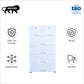 Soft Hued Chest Of Drawer White (Large)