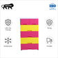 Soft Hued Chest Of Drawer Pink & Blue (Large)