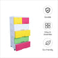 Soft Hued Chest Of Drawer Multicolor