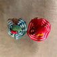 Hat Hair Clip Pink Green