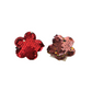 Flower Hair Clips Red