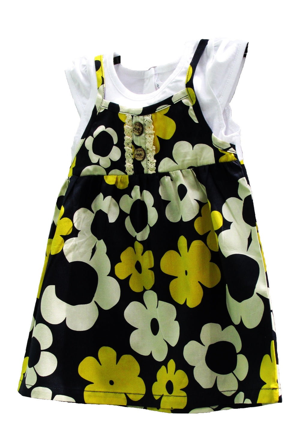 Yellow Giggles Flower Dress