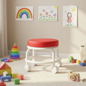 Kids Stool on Wheels
