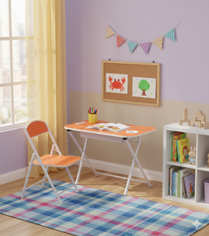 Tiny Tots Foldable Desk & Chair Set
