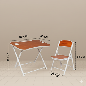 Tiny Tots Foldable Desk & Chair Set