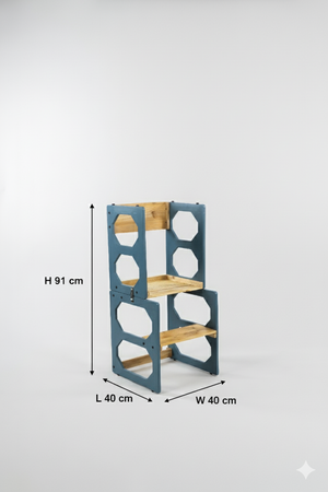Convertible Kids Table Chair & Step Ladder (3-8 Yrs)
