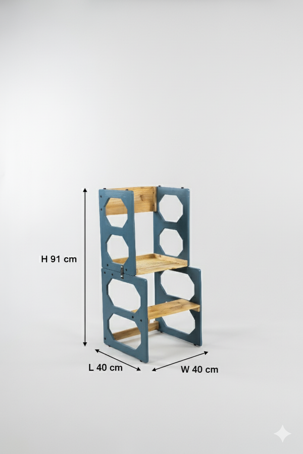 Convertible Kids Table Chair & Step Ladder (3-8 Yrs)